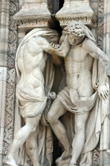Sculpture on Milan Cathedral
